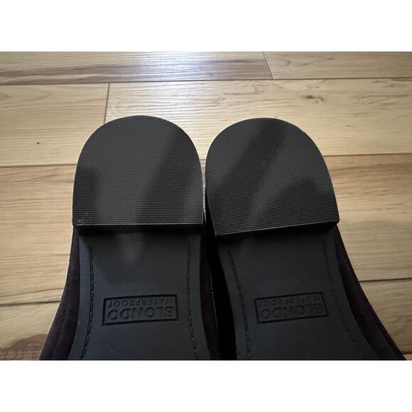 Blondo Blaire Waterproof Brown Suede Loafers Women’s 11 NWOT - Picture 10 of 11